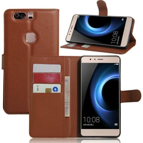For Huawei Honor V8 V10 Case Wallet Leather Flip Cover for Huawei Honor V10 Phone Case Shockproof Inner TPU Shell Card Slots