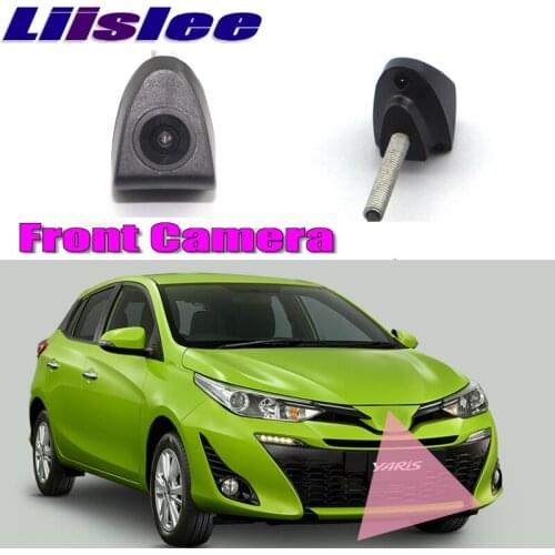 For Toyota Yaris Car LOGO XP130 XP150 XP210 2011~2020 Front CAM Night Vision Wide Angle Degree Embedded Blind Spot Area Camera