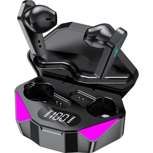 Gaming TWS Wireless Headphone Bluetooth Earphone Noise Canceling Waterproof HIfi Stereo Earbuds Headsets For Android/IPhone