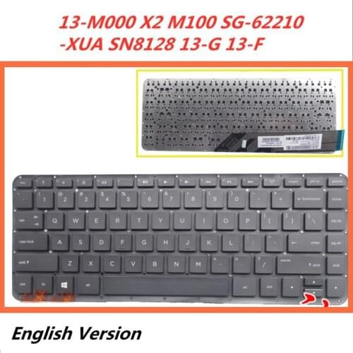 Laptop English Keyboard For HP Split 13-M000 X2 M100 SG-62210-XUA SN8128 13-G 13-F Notebook Replacement layout Keyboard