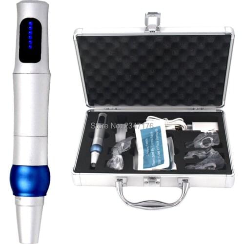 1 set liberty digital permanent makeup machine pen kit for eyebrow eyeliner lip tattoo machine with micro needle