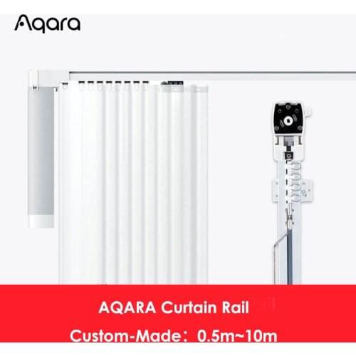 Aqara Curtain Motor Rails Zigbee Wifi Version Work With Mi Home App For Xiaomi Smart Home Silent Curtain Track