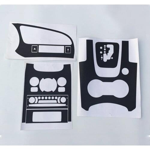 My Good Car carbon fiber Central control gear stickers Car styling for peugeot 3008 2013-2018 Car accessories