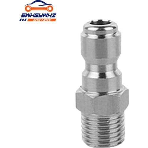 High Pressure Washer Car Washer Snow Foam Lance Foam Nozzle Adapter Connector 1/4" Quick Release Plug Fitting + G1/4 Male