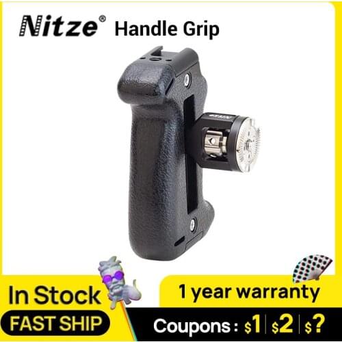 Nitze Adjustable Plastic Side Handle Grip for Camera Cage Shoulder Mount Support