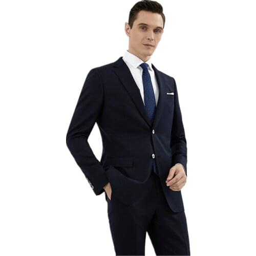 New Arrival Two Pieces Men Formal Business Suit Tailor Bridegroom Wedding Tuxedos Custom Formal Blazer (Jacket+Pant)