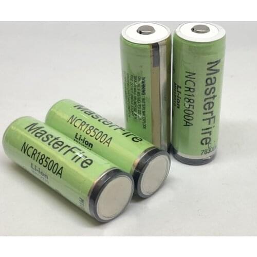 MasterFire Original Protected NCR18500A 2040mAh 18500 3.6V Rechargeable Lithium Battery Toy Flashlight Batteries For Panasonic