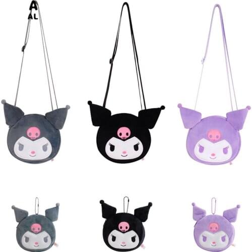 Plush Shoulder Bag Coin Purse Cute Cartoon Little Devil Girl Crossbody Bag