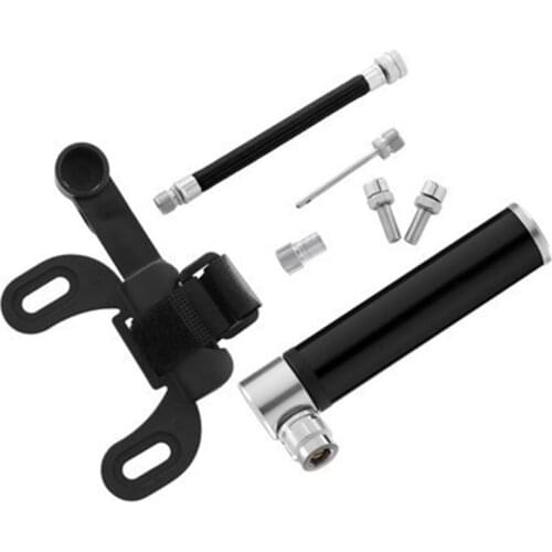 Aluminum Alloy Portable Mini Bicycle Pump 120 PSI High Pressure Cycling Super Pump Handpump Bike Pump