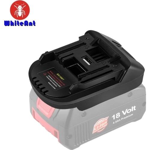 BS18MT Battery Converter Adapter For BOSCH 18V Lithium Batteries Convert To For Makita 18V BL1820 BL1830 Power Tools Battery