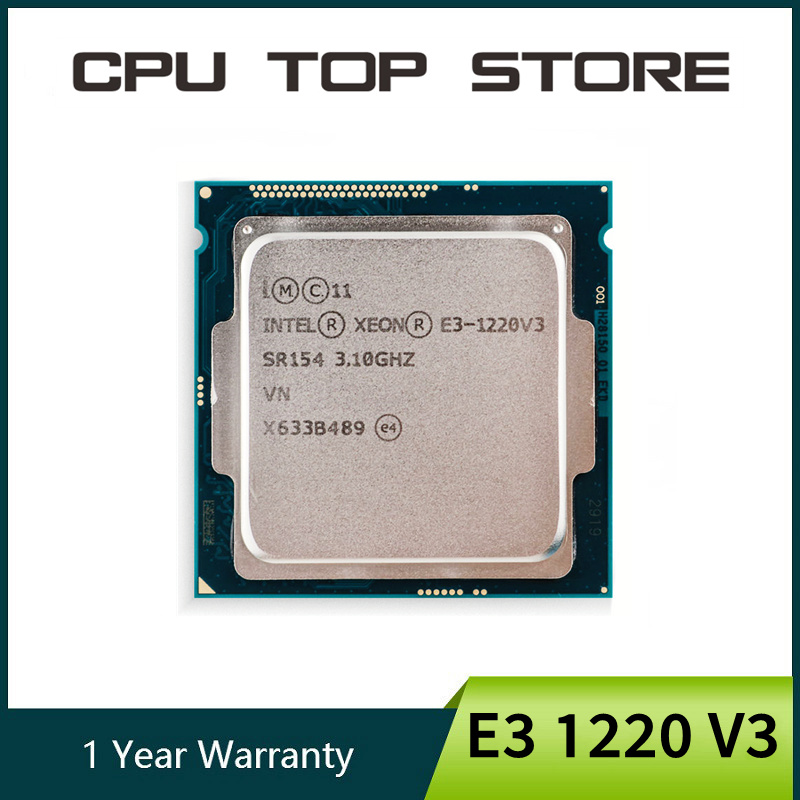 Intel Xeon E3 1220 V3 3.1GHz 8MB 4 Core SR154 LGA1150 CPU Processor
