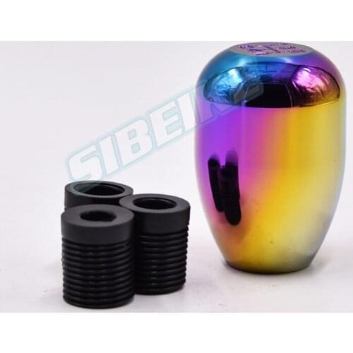 Blue/Neo Chorme Gear Head Modified Gear Shift Knob Car Universal