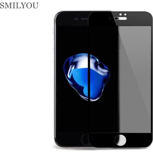 SMILYOU high quality to prevent peeping Anti Spy Tempered Glass for iPhone 6 6s Plus 7 7Plus Screen Protector Privacy Film