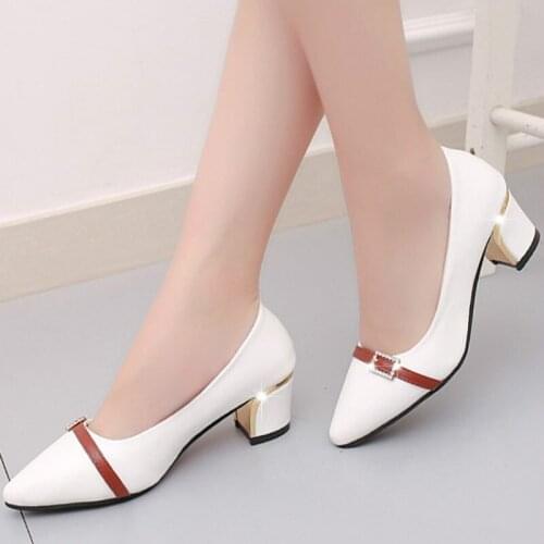Summer Office Shoes Women Pumps High Heels Party Simple Pointed Shallow High Heels Woman Office Shoes Women