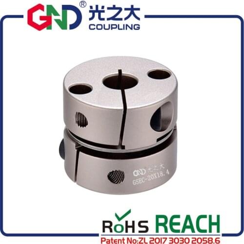 GSEC shaft couple aluminum alloy clutch 3 6mm single diaphragm clamp series coupling