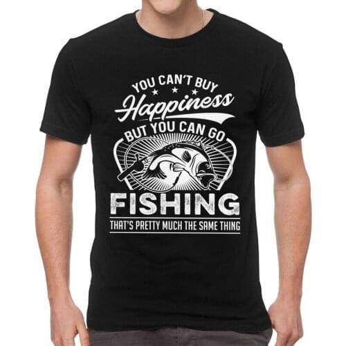 Funny Fishing Quote Tshirts Men Unique Tees Top Cotton T Shirts Short Sleeve Fish Fisher Gift T-shirts Gift Clothing
