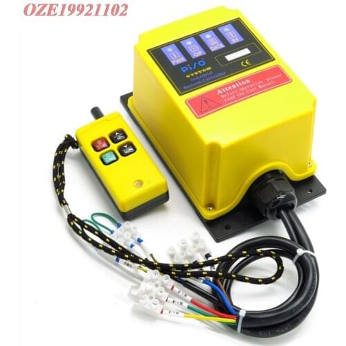 1PC Electric Hoist Used AC 220V 380V Direct control industrial remote control Built-in AC Contactor 4 buttons TX 100M Distance