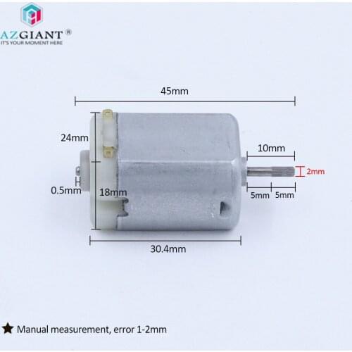 AZGIANT external metal terminal FC280PC DC12V car door latch lock actuator motor trunk motor steer mirror motor iron