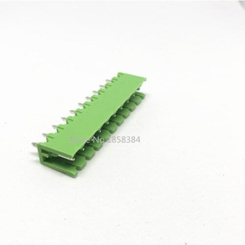 Free shipping 100PCS 2EDGV-5.08-10P 2EDGV 10Pin 5.08mm Straight Pin Plug-in Screw Terminal Block ROHS