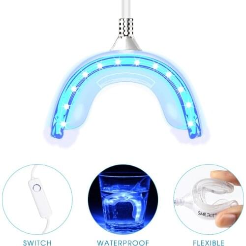 Household Teeth Whitening Lamp Set Safe Teeth Whitening Lamp Oral Hygiene Wireless Charging Lamp Tooth Whitening