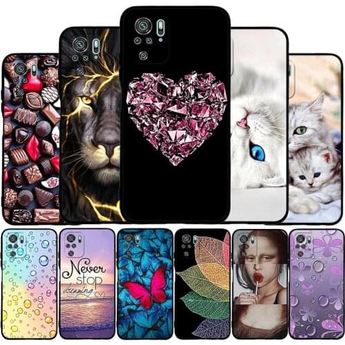 TPU For Redmi Note 10 Pro Max Note 10 4G 5G 10S Case Silicone Soft Back Cover Phone Cases For Xiaomi Poco M3 Pro 5G Bumper