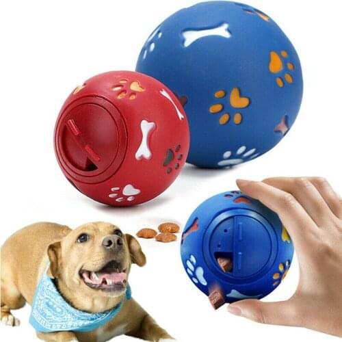 Pet Puzzle Toy Food Dispenser Tough-Treat Ball Dog Interactive Puppy Play Toys