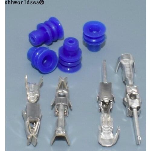 Shhworldsea 20pcs 3.5mm auto Crimping wire terminal 964296-1 964286-1 for vw for audi connector terminals