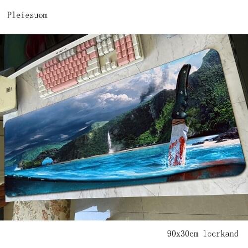 Far cry mouse pad 800x300x4mm mats hot sales Computer mouse mat gaming accessories High-end mousepad keyboard games pc gamer