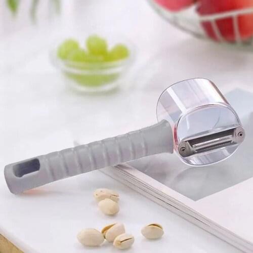 Multi-function Storage Stainless Steel Peeling Knife With Barrel Vegetable And Fruit Scraping Knife With Storage Box Peeler U3