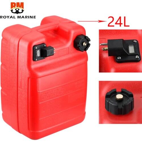 6YJ-24201 Outboard Fuel Tank (24L) with Fuel Pipe Assy 61J-24360 -00 For Yamaha Outboard Engine 6YJ-24201-10 6YL-24201-01