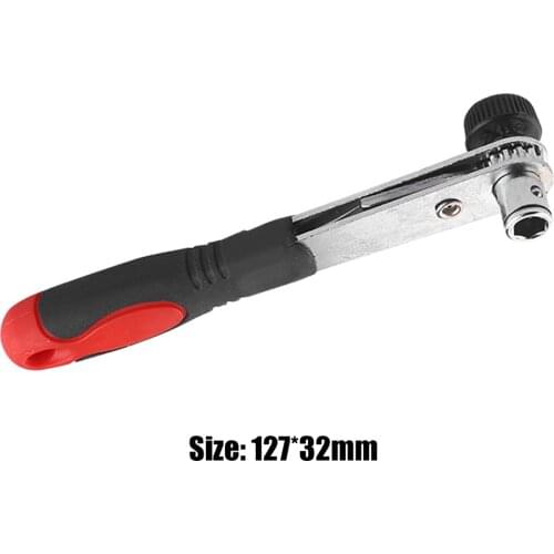 Semi-Automatic Double-Headed Ratchet Home Grip Tool Spanner Screwdriver Bit Wrench Repair Mini Hand Tools
