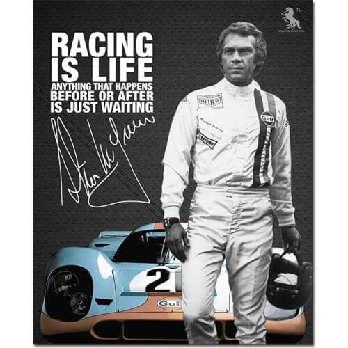 Le Mans 24 Hours Racing Car Poster And Painting On Canvas Print Nordic Wall Art Picture 40X60cm For Living Room Home Decoration