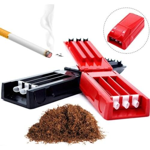 Manual Triple Cigarette Tube Injector Roller Maker Tobacco Rolling Machine Maker Smoking Weed Accessories