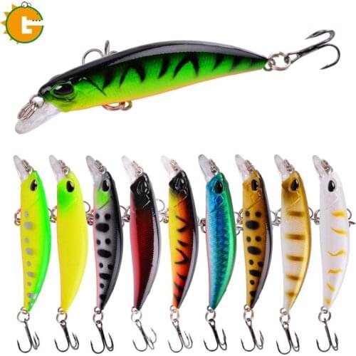 Minnow Fishing Lure 68mm4.1g Topwater Wobbler Jig Bait Crankbait Carp Striped bass Pesca Fishing tackle SwimBait Gdlegend