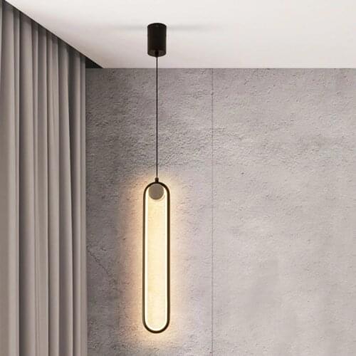 Nordic Bedroom Bedside Pendant Lights living room Wall Single Head Geometric Led Small Hanging Lamp project Luminaire Suspension