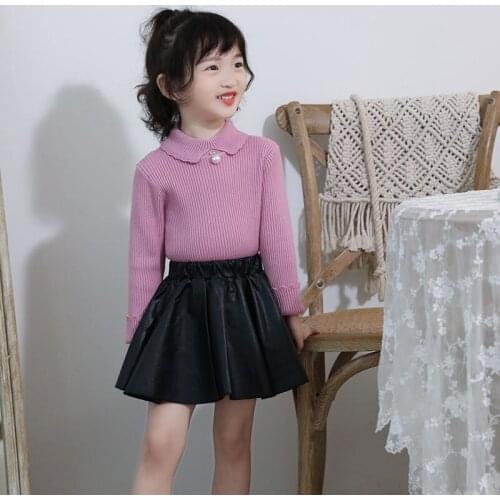 2018 new spring autumn/winter/summer Girls Kids Sweater comfortable cute baby Clothes Children Clothing
