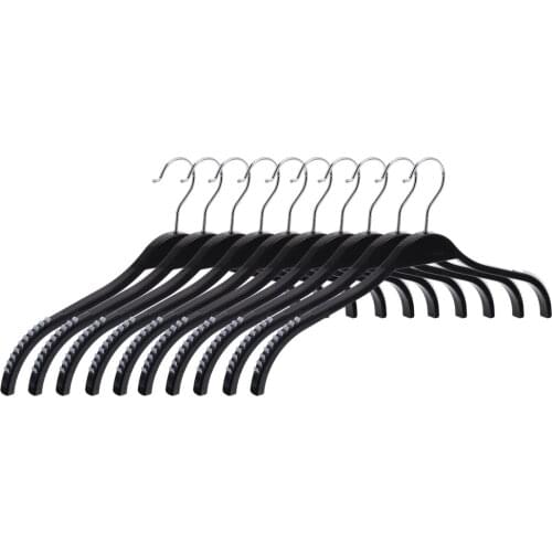 1 Set 10 Pcs Clothing Hangers Coat Hangers Traceless Clothes Hangers