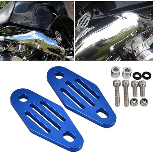 ATV Exhaust Muffler Pipe Hangers Mounts For Yamaha Banshee 350 YFZ350 1987-2006 YFZ350LE YFZ350SP YFZ350SE Billet Aluminum Parts