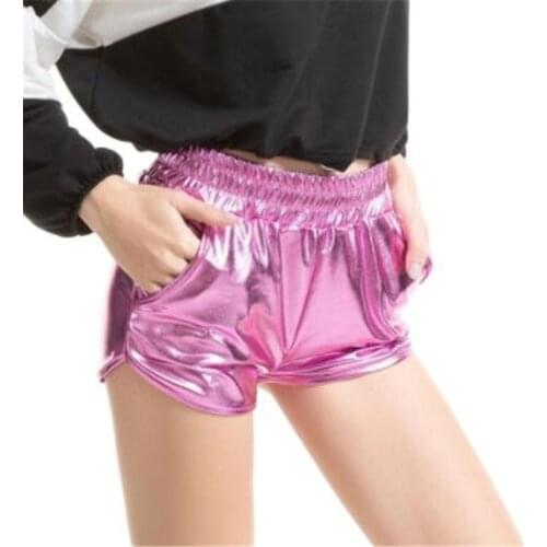 YGYEEG Women's Leather Shorts