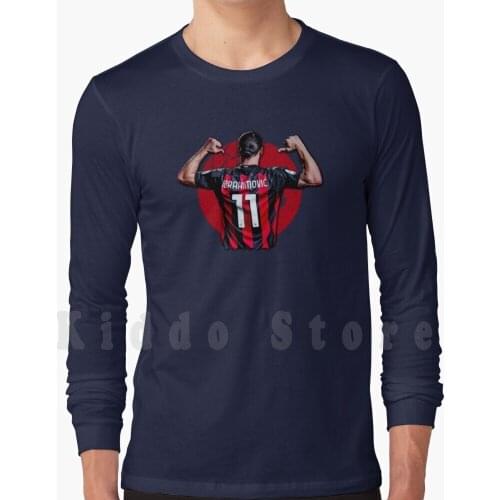 Zlatan Ibrahimovic Hoodies Long Sleeve Ibrahimovic Zlatan Zlatan Ibrahimovic Rossoneri Calcio Soccer League