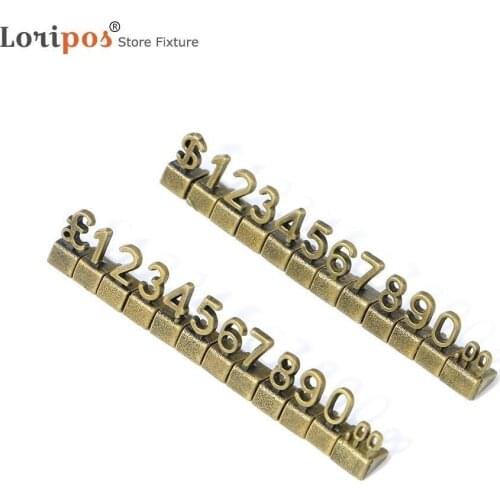 1pcs Numbers Adjustable Price Cube Letters Assembly Jewelry Watch Shop Display Block EUR Digit Numeral Combined Tag