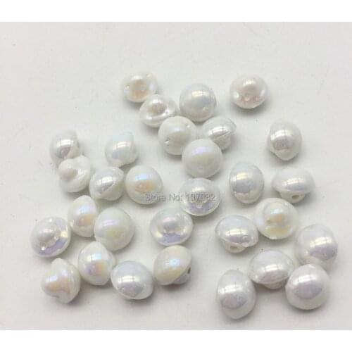 140pcs 11mm White AB Color Acrylic Buttons Round Baby Fancy Fashion Shiny Ball Button Coat Boots Sewing Clothes Accessories