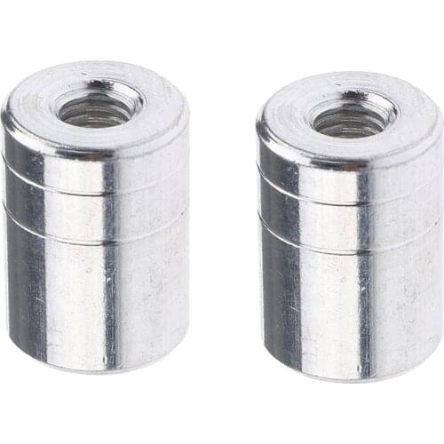 2Pcs Aluminum Internal Diameter Fishing Rod Pod Connector Net Head Adapter Quick Release Refit Parts for Landing Net 16mm