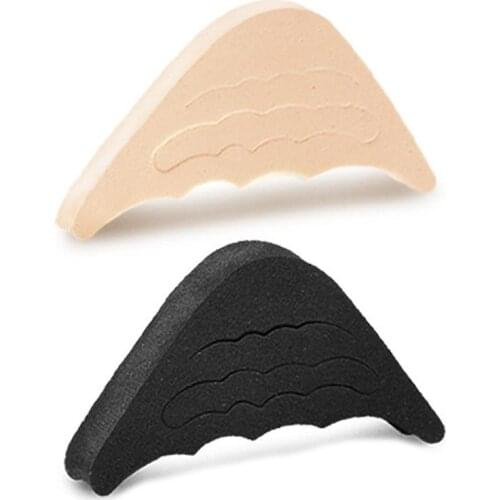 2Pcs/Pair Women High Heel Half Forefoot Insert Toe Plug Cushion Pain Relief Protector Big Shoes Toe Front Filler Adjustment With