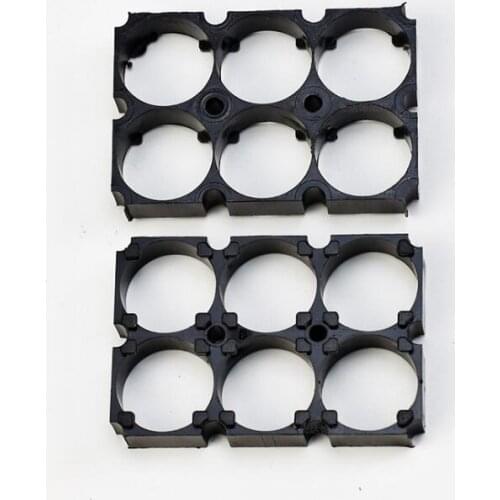 600pcs/lot MasterFire 2*3 21700 Lithium Battery Holder Bracket Cell Safety Anti Vibration Plastic Brackets For 21700 Batteries