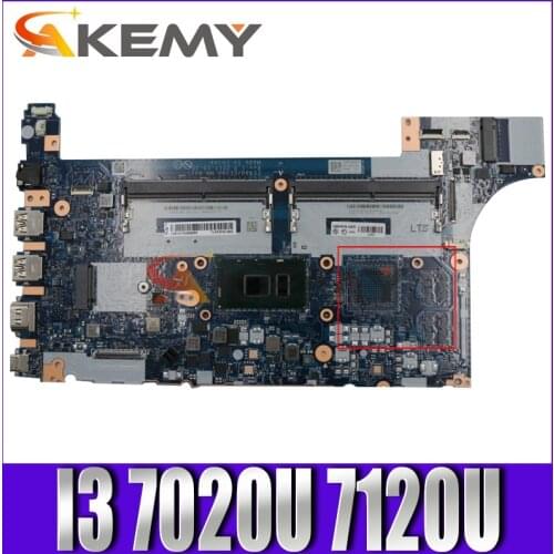 Akemy For Lenovo Thinkpad E480 E580 Notebook Motherboard EE480 EE580 NM-B421 CPU I3 7020U 7120U 100% Test Work FRU 01LW179