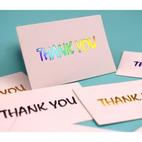 Shiny Goil Foil Custom Logo Paper Packaging Thanks You Bracelet Hair Clip Brooch Earring Necklace Holder Jewelry Cards Display