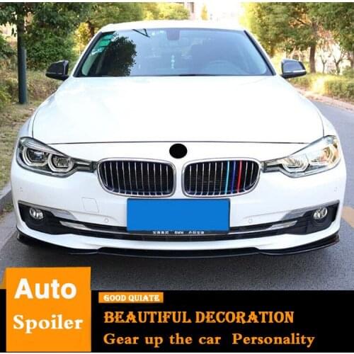 For 2016-2018 BMW 320li 328li 320i front Bumper Diffuser Bumpers Protector Rear Spoiler ABS Material Body kit bumper rear lip