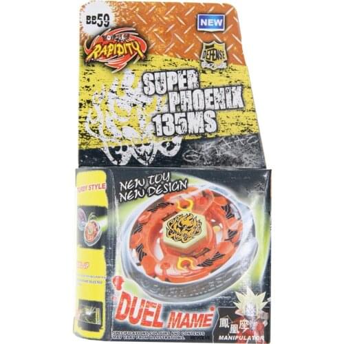 B-X TOUPIE BURST BEYBLADE Metal Fusion Toupie Burn Fireblaze Phoenix 135MS Metal BB-59 4D System DropShipping