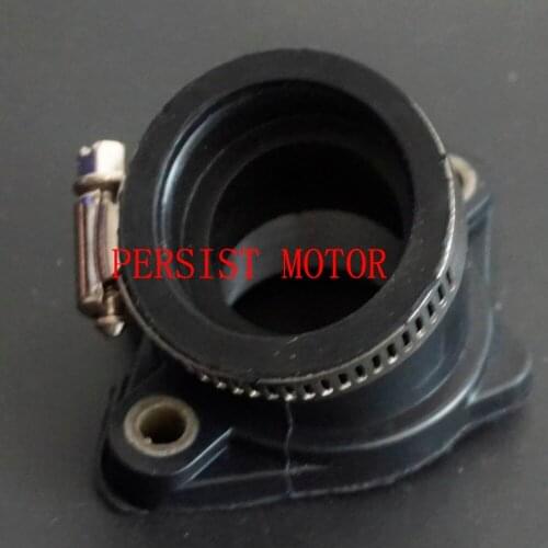 Motorcycle Dirt Bike Racing Carburetor Rubber Angled Adapter Inlet Intake Pipe For MIKUNI VM24 OKO KOSO KEIHIN PE28 30 32 34mm